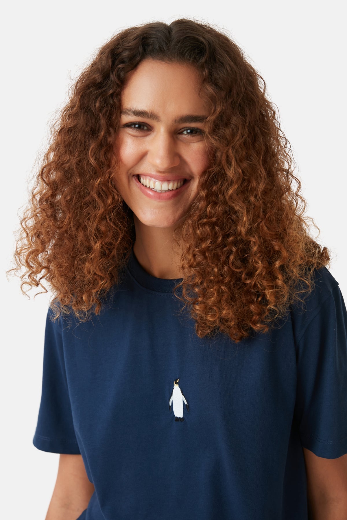 İmparator Penguen Light-Weight T-Shirt - Lacivert