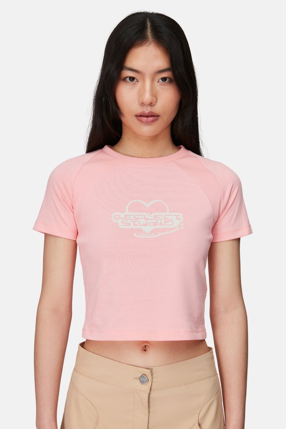 Logo Baby Tee - Quartz Pink