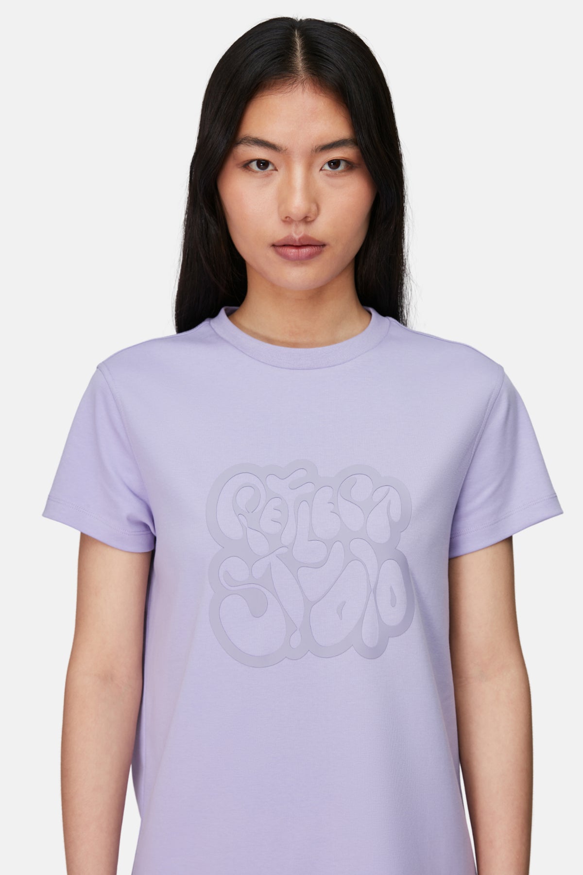 Logo Jersey Dress - Purple