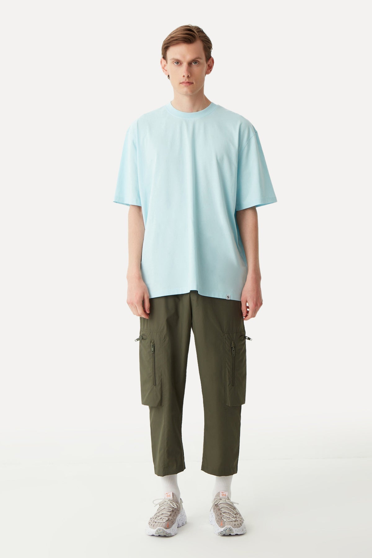 Protect Rights Oversize Light-Weight T-Shirt - Açık Mavi