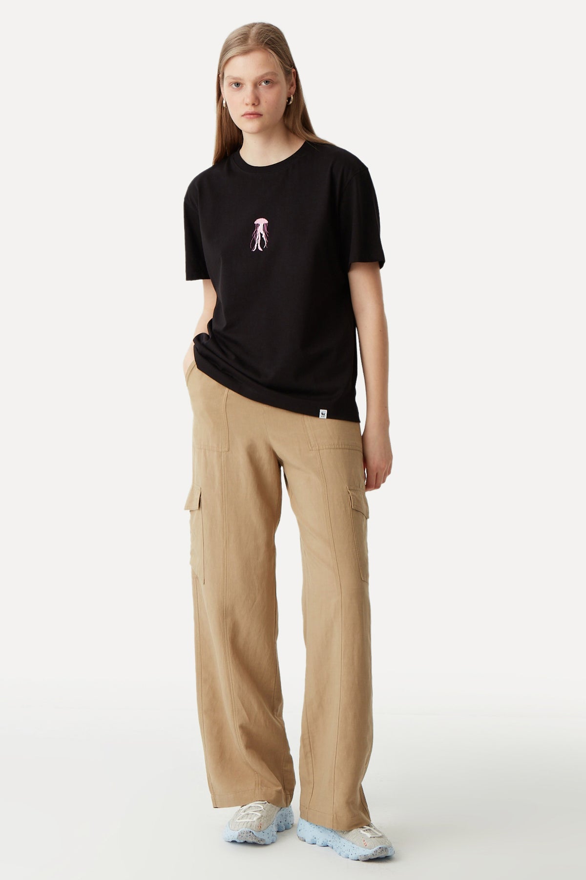 Denizanası T-Shirt - Siyah