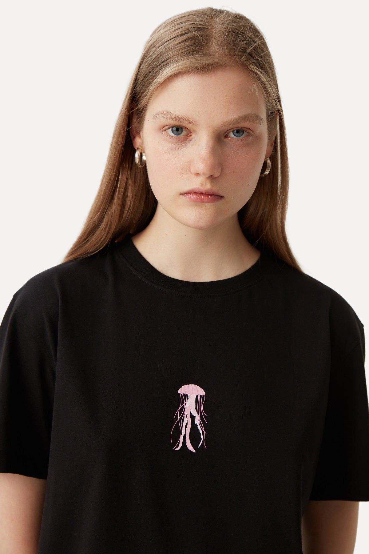 Denizanası T-Shirt - Siyah