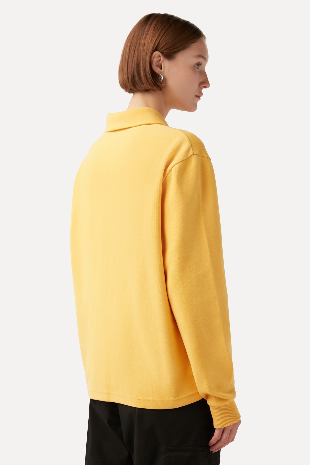 Zürafa Polo Yaka Sweatshirt - Sarı