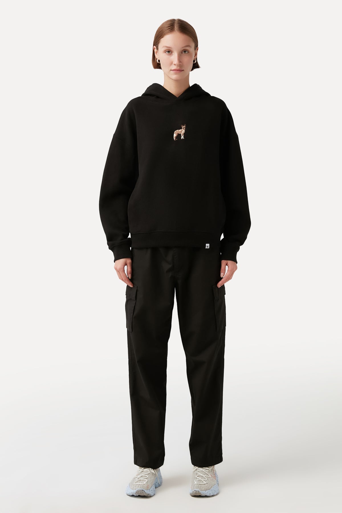 Afrika Yaban Köpeği SuperSoft Hoodie - Siyah