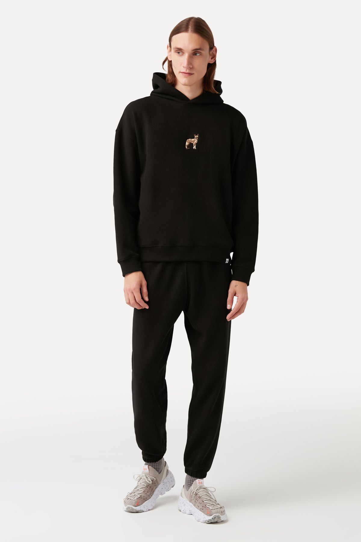 Afrika Yaban Köpeği SuperSoft Hoodie - Siyah