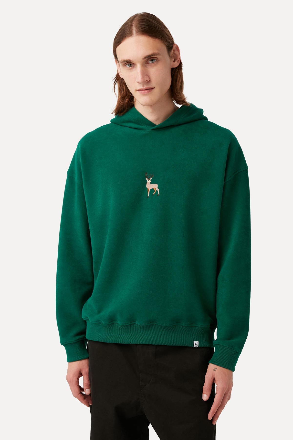 Geyik SuperSoft Hoodie - Koyu Yeşil
