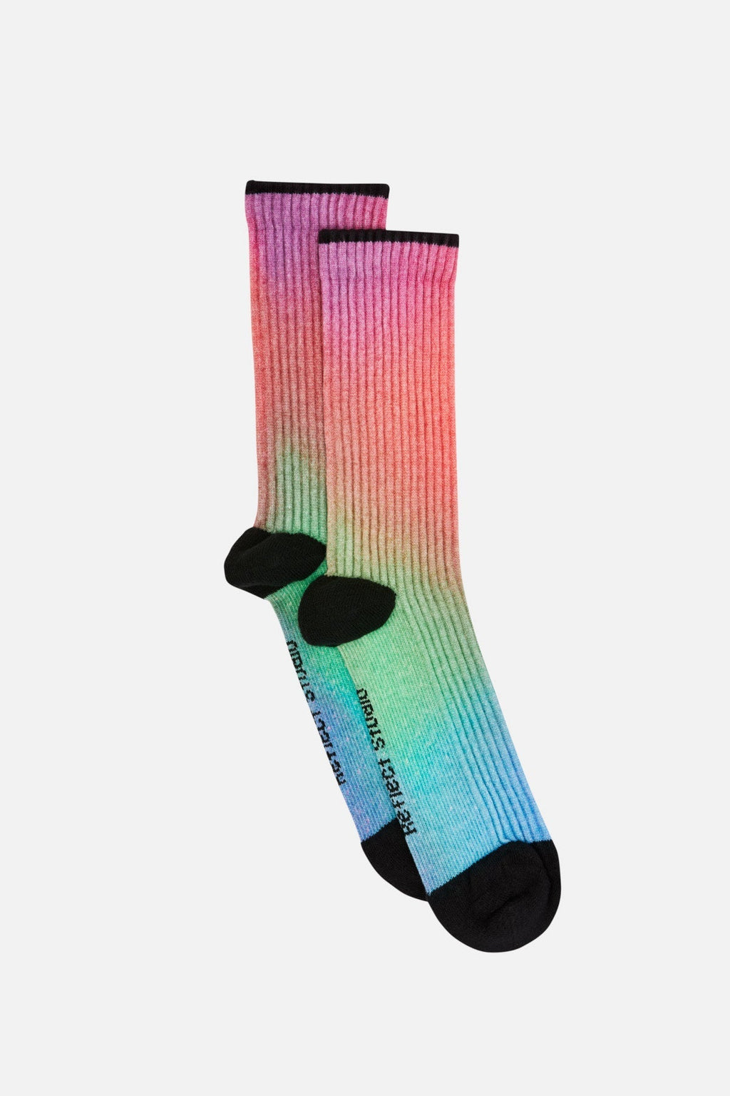 Ribbed Rainbow Socks - Multicolor