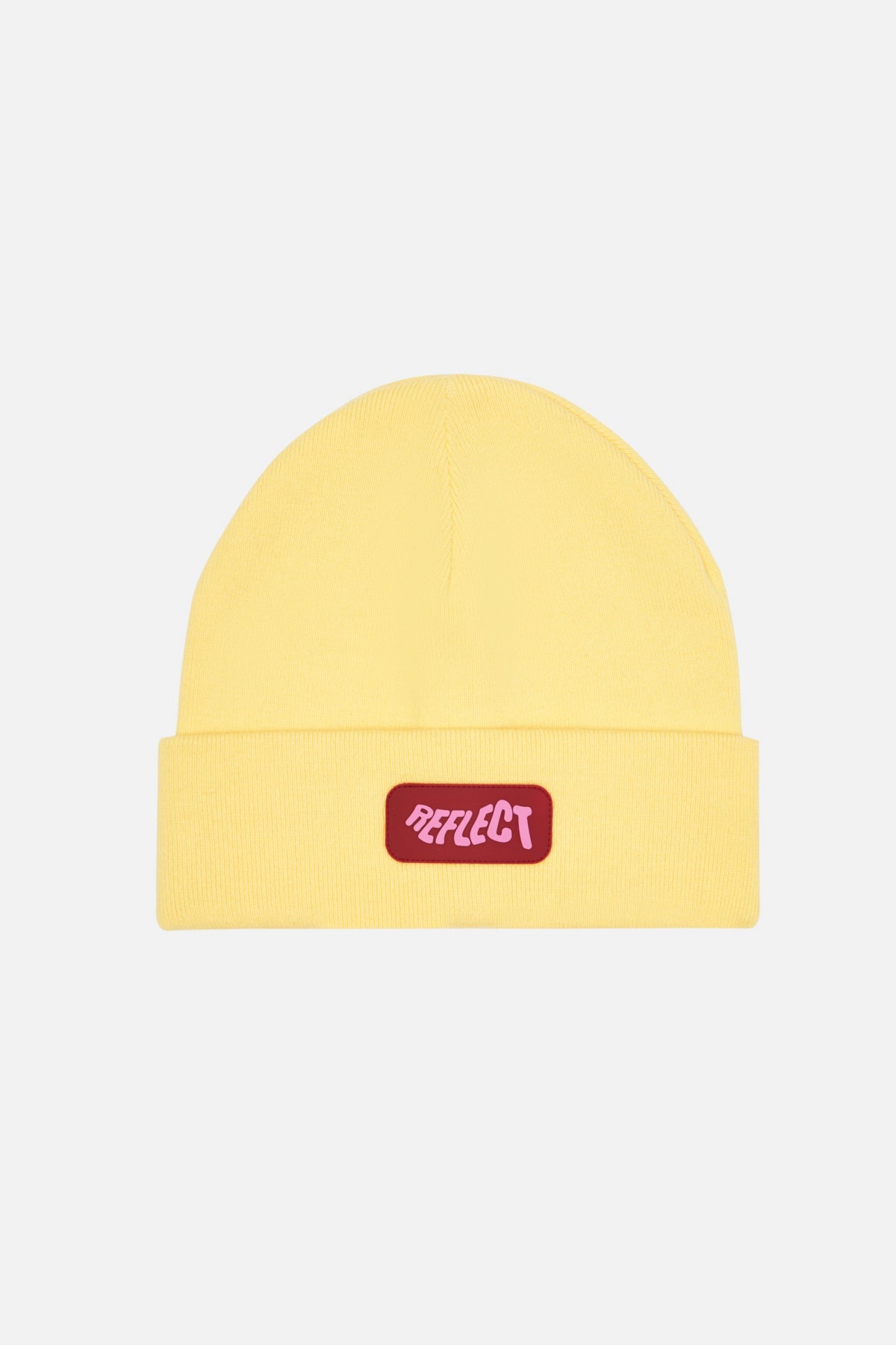 Logo Tag Beanie - Yellow