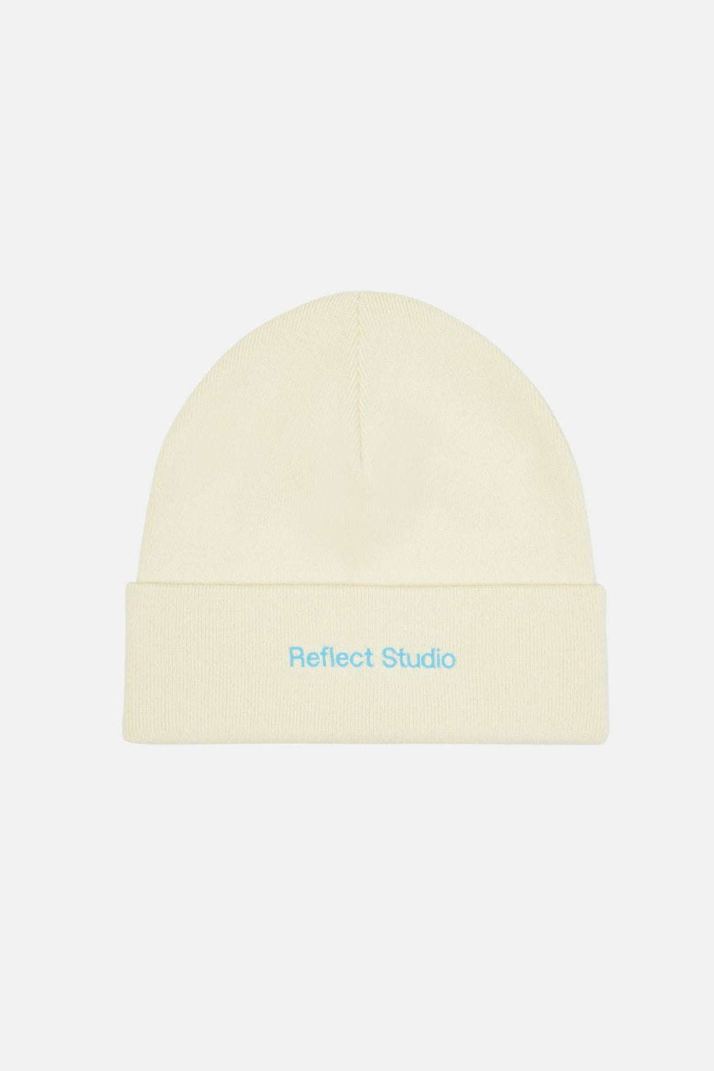 Logo Embroidered Beanie - Cream