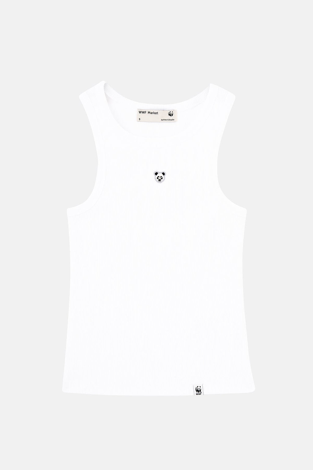 Panda Ribana Halter Yaka Atlet - Beyaz