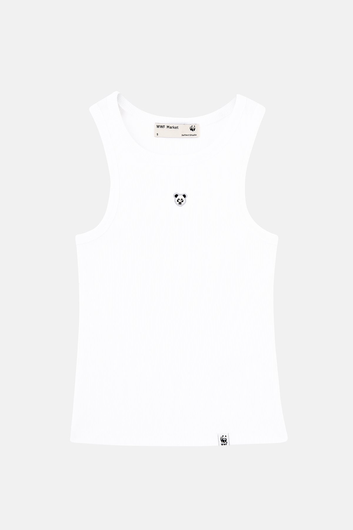 Panda Ribana Halter Yaka Atlet - Beyaz