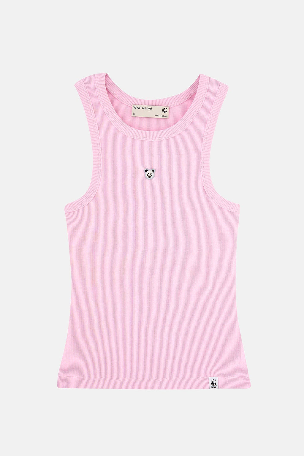 Panda Ribana Halter Yaka Atlet - Açık Pembe