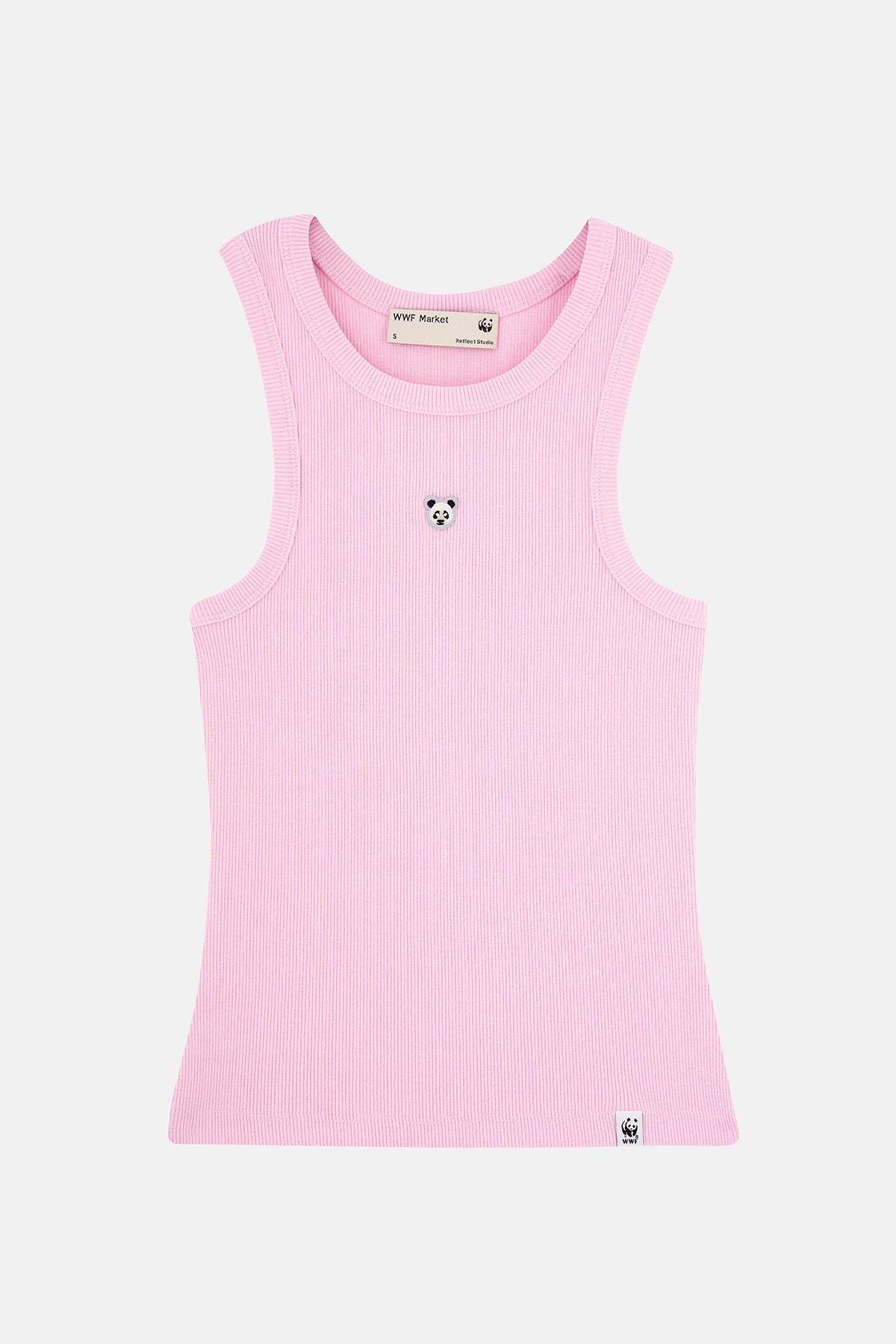 Panda Ribana Halter Yaka Atlet - Açık Pembe