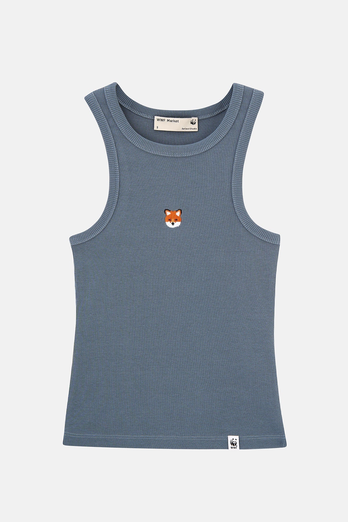 Kızıl Tilki Ribana Halter Yaka Atlet - Antrasit