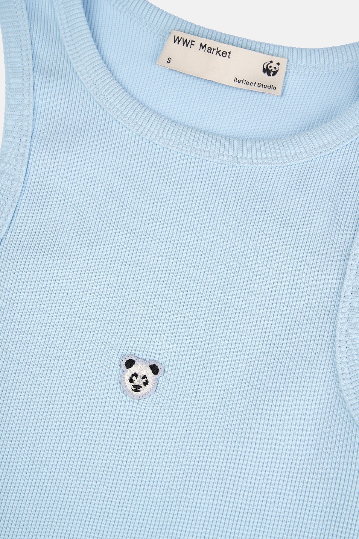 Panda Ribana Halter Yaka Atlet - Açık Mavi