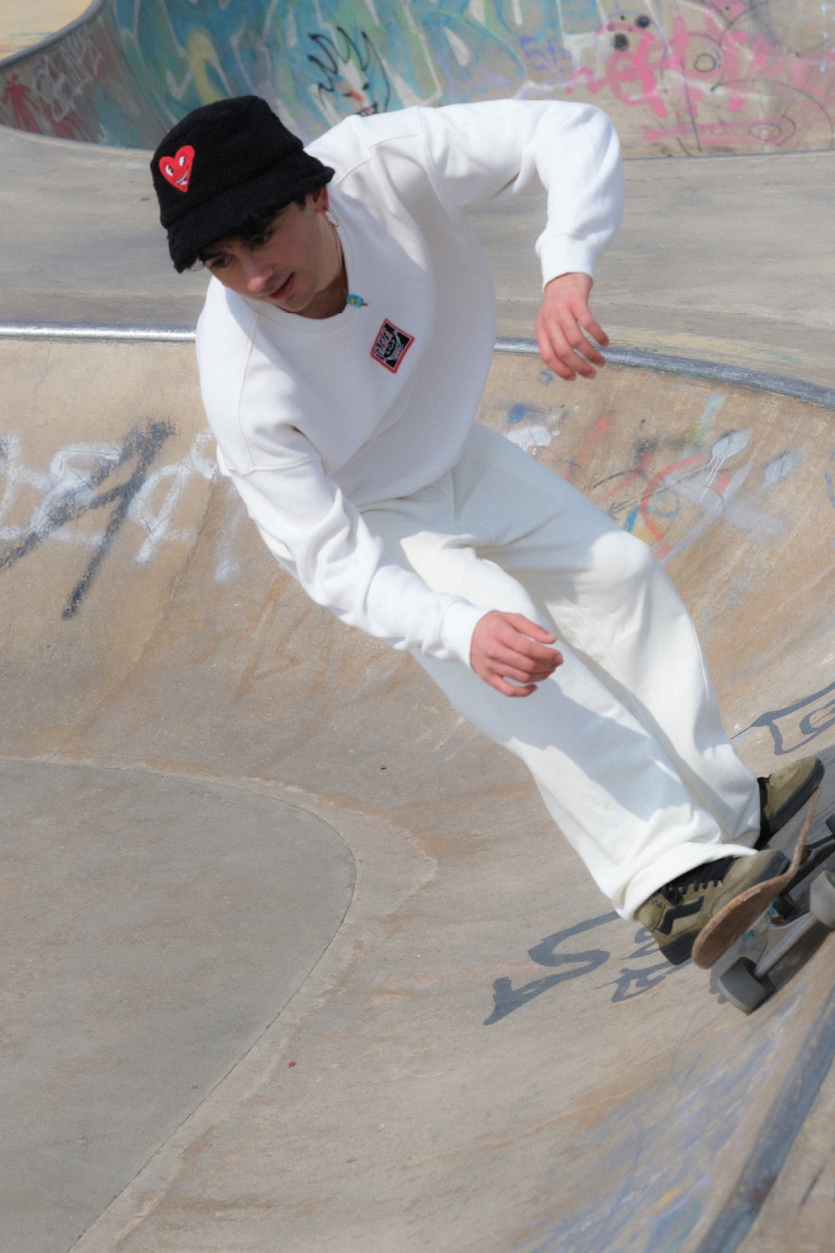 Keith Haring Smile SuperSoft  Sweatshirt - Ekru