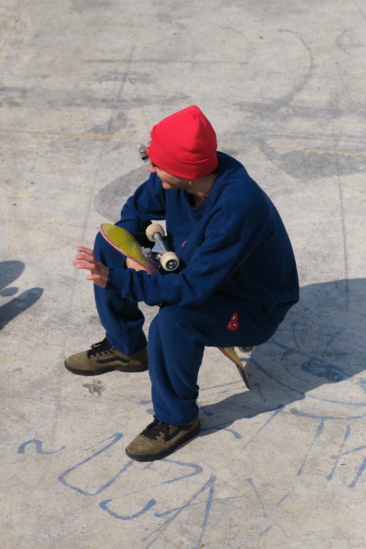 Keith Haring Heart SuperSoft Erkek Eşofman Altı - Lacivert