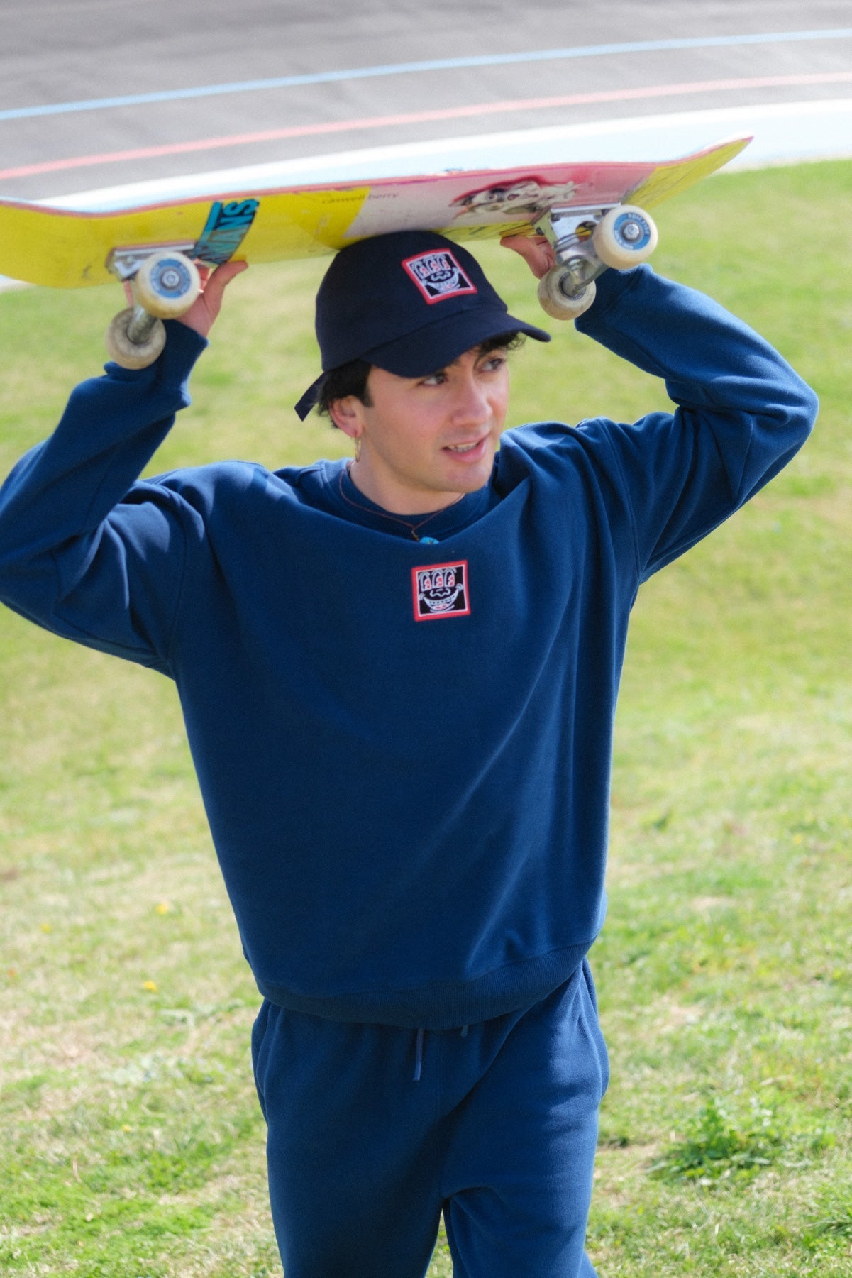 Keith Haring Smile SuperSoft  Sweatshirt - Lacivert