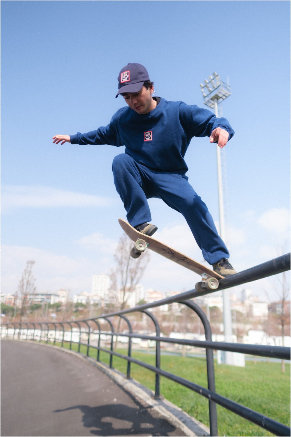 Keith Haring Heart SuperSoft Erkek Eşofman Altı - Lacivert