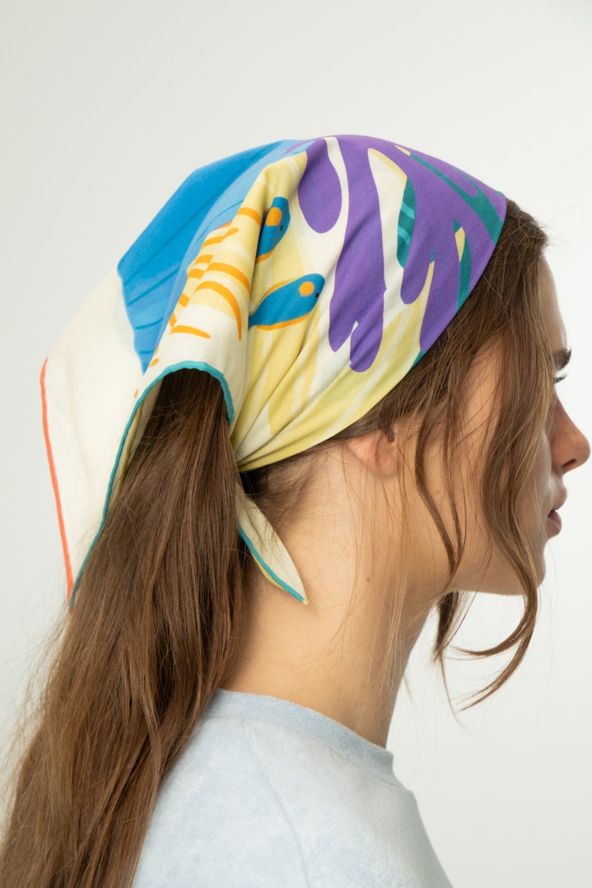 Sea Life Bandana - Çok Renkli