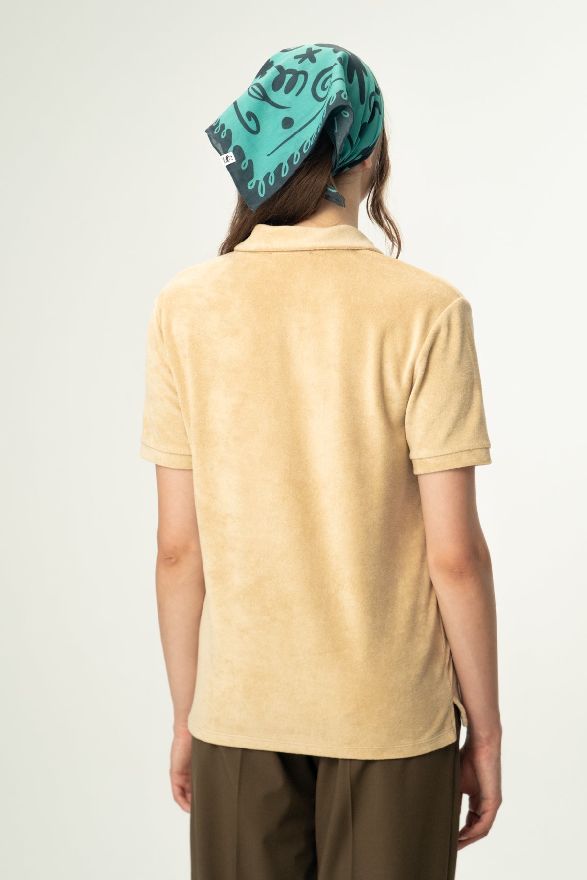 Flowers Bandana - Yeşil/Siyah