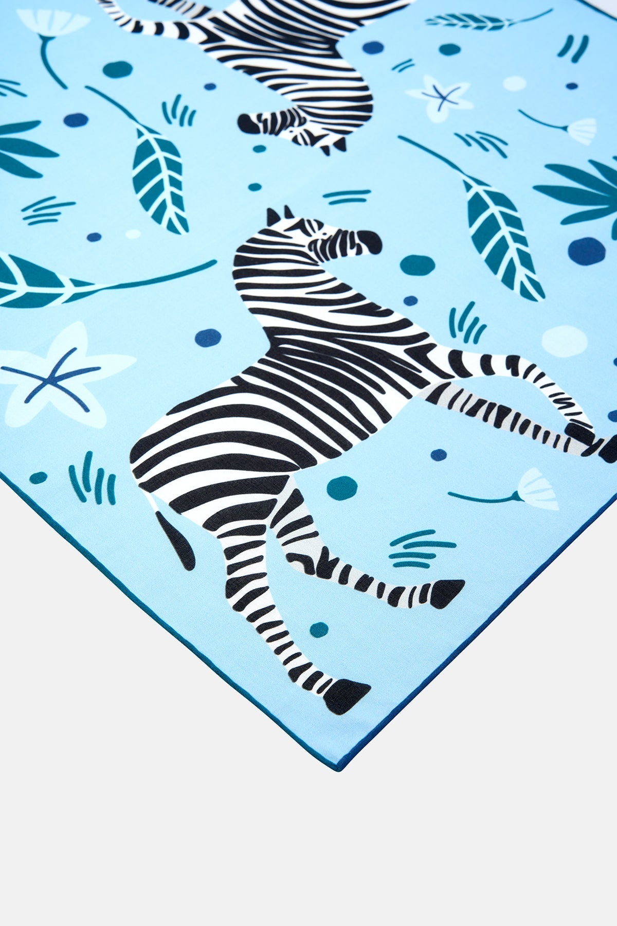 Zebra Bandana - Mavi/Siyah