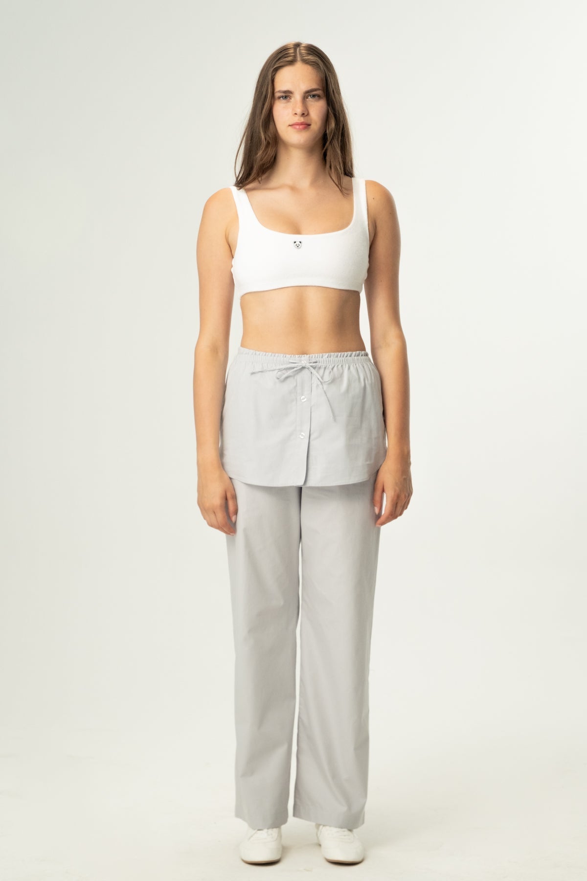 Panda Terry Bralet - Beyaz