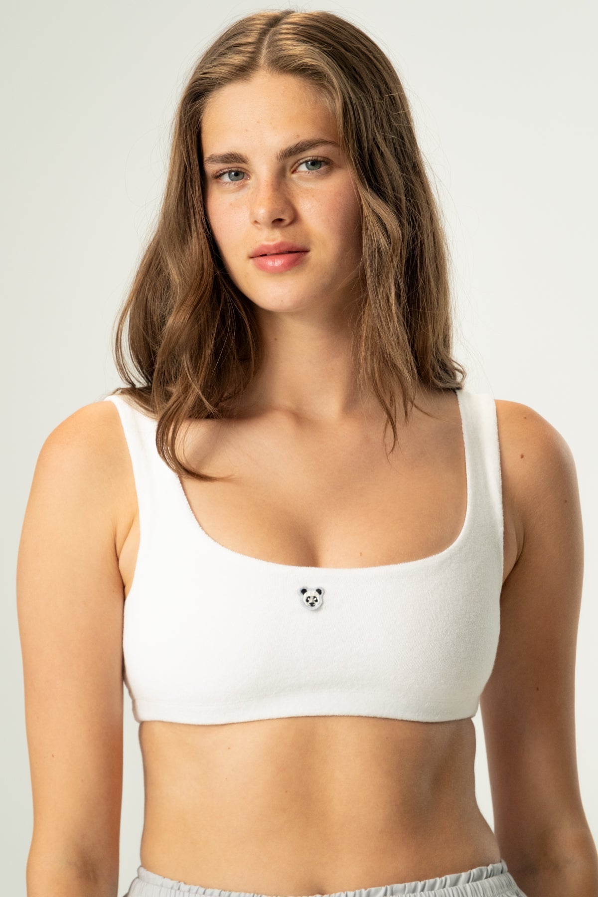 Panda Terry Bralet - Beyaz