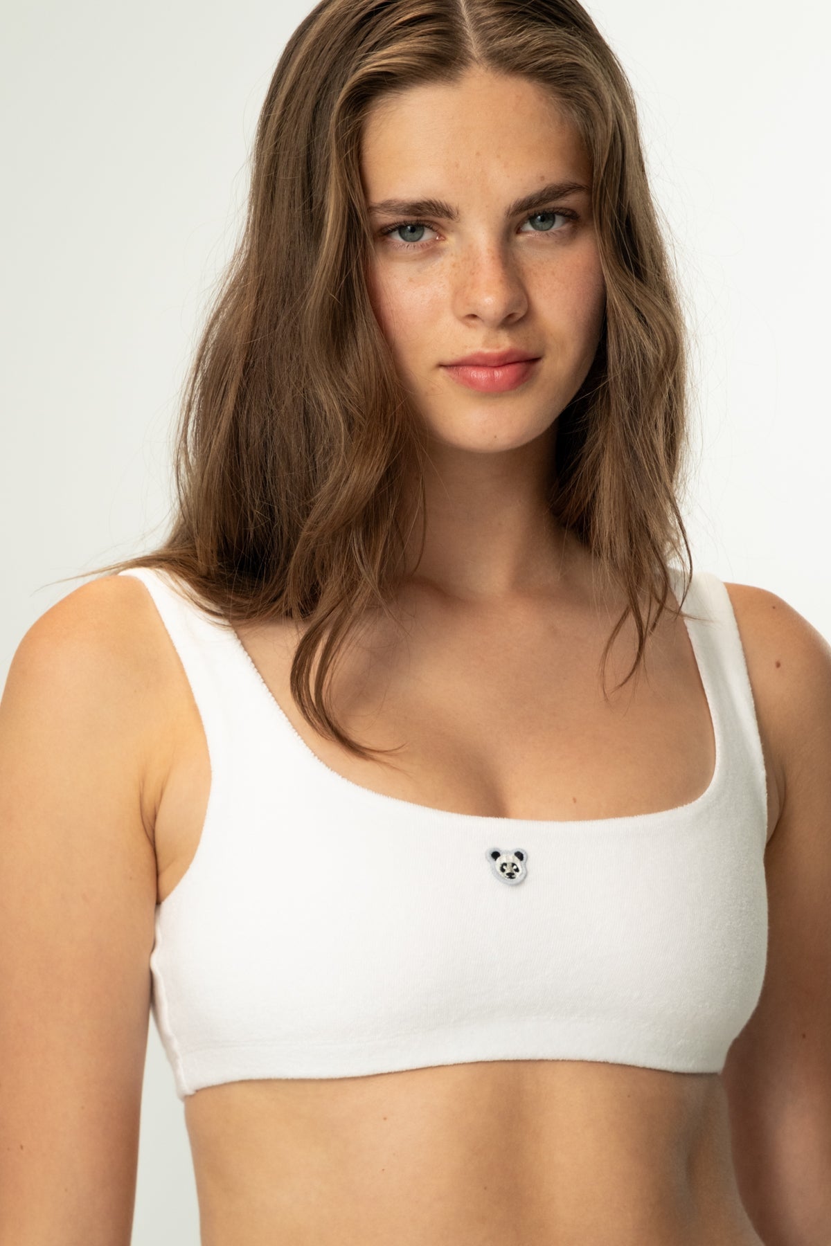 Panda Terry Bralet - Beyaz
