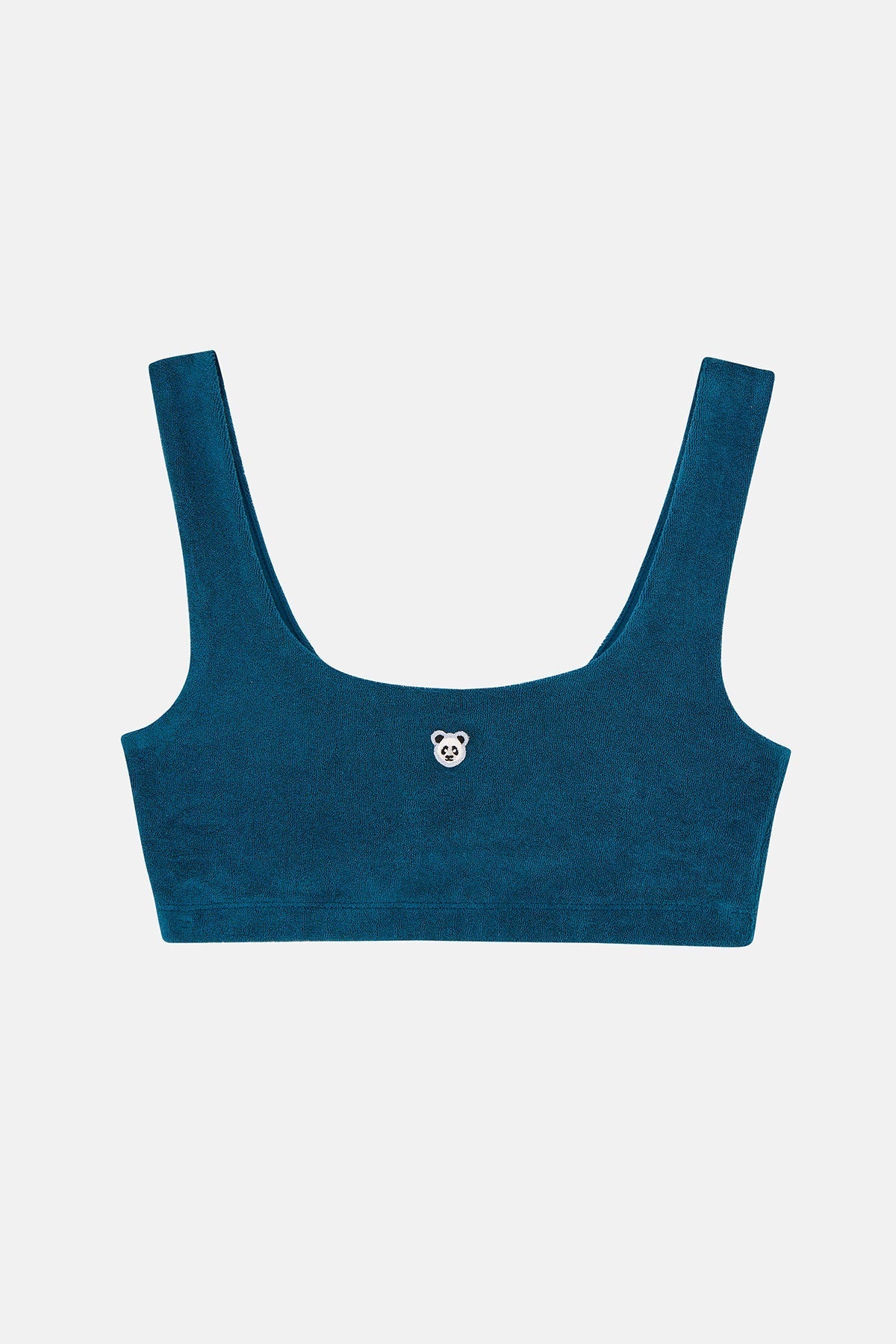 Panda Terry Bralet - Petrol Yeşili