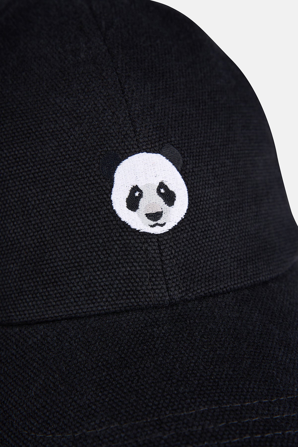 Panda Washed Cap - Siyah
