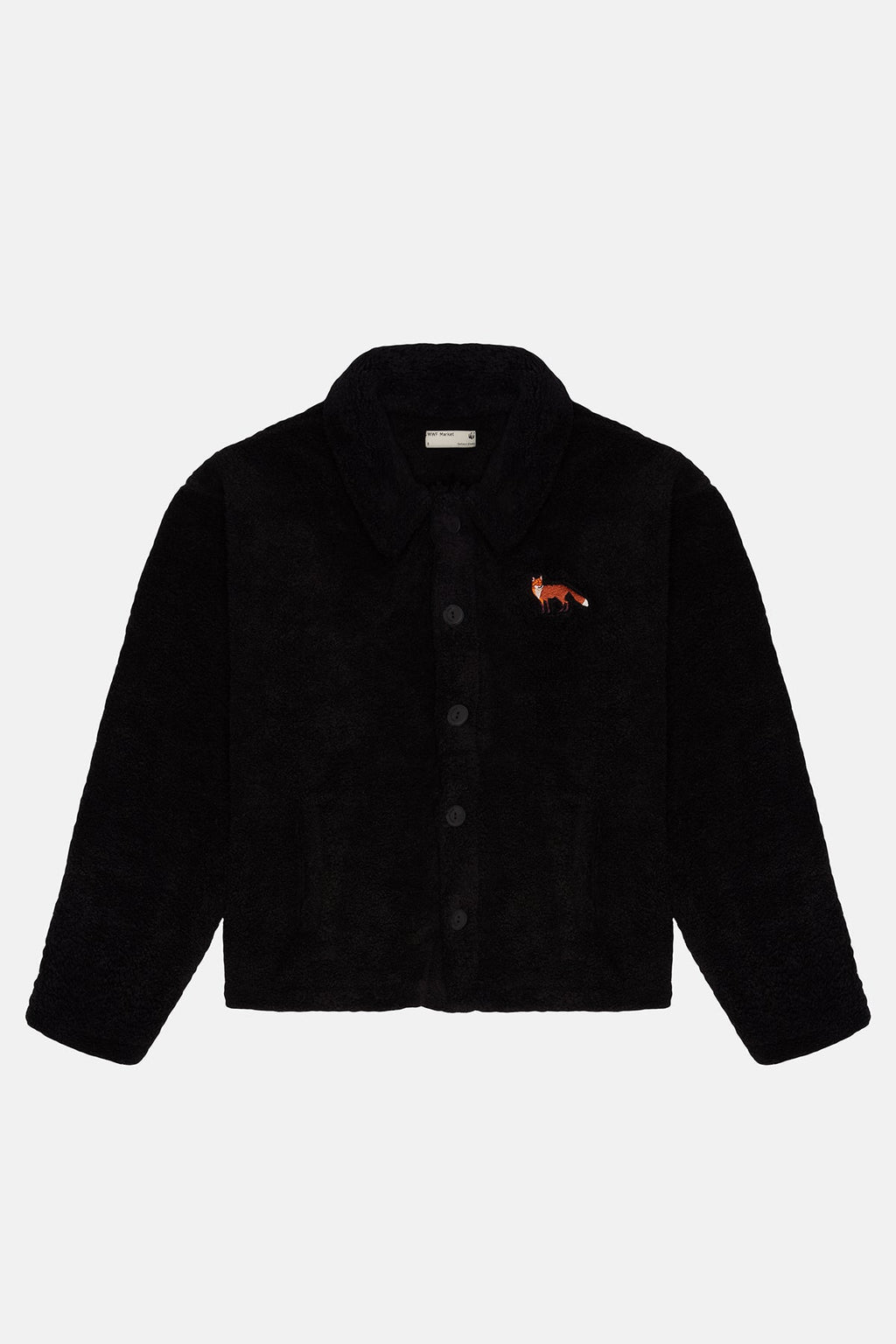 Kızıl Tilki Sherpa Ceket - Siyah