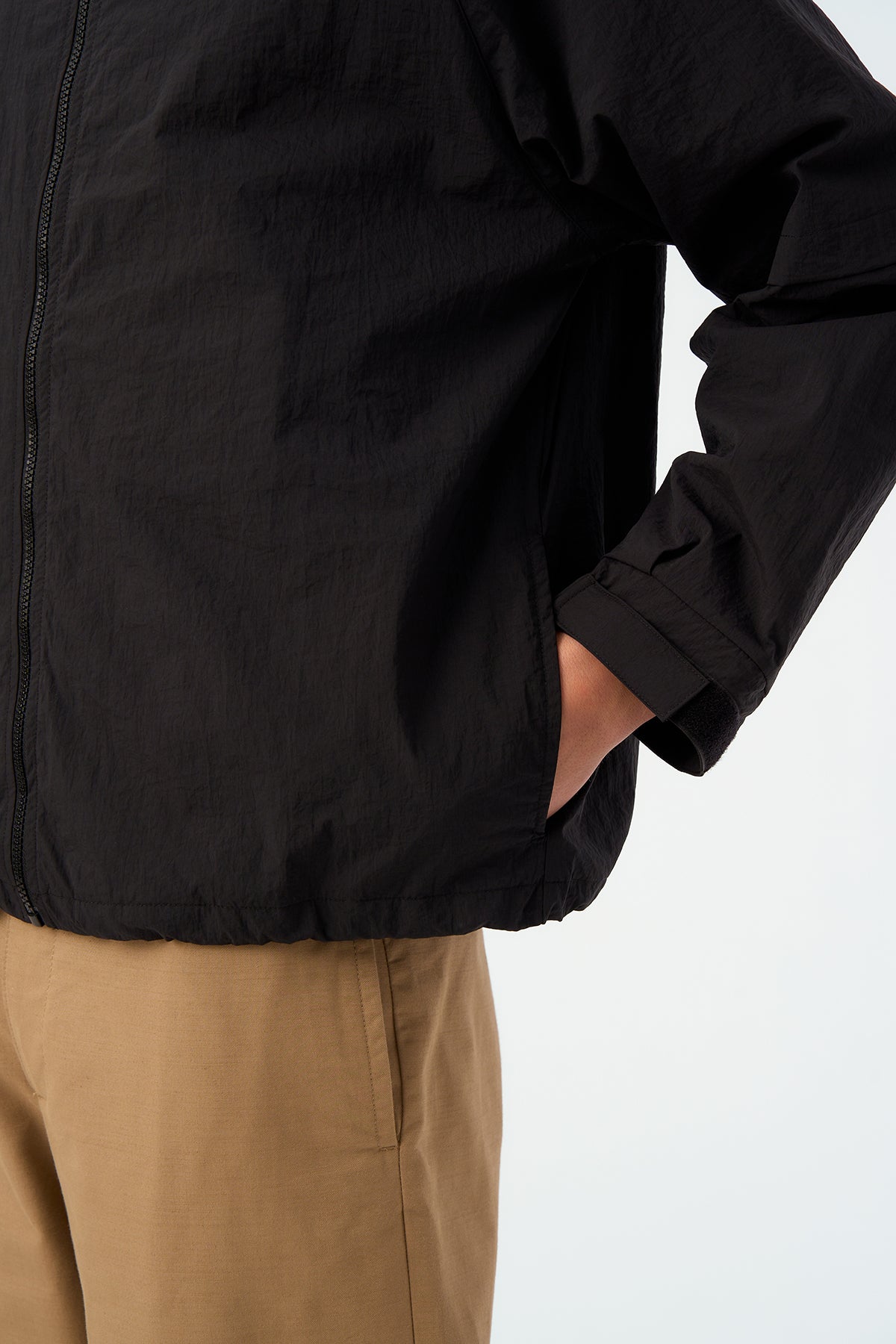 S Logo Rüzgarlık - Siyah