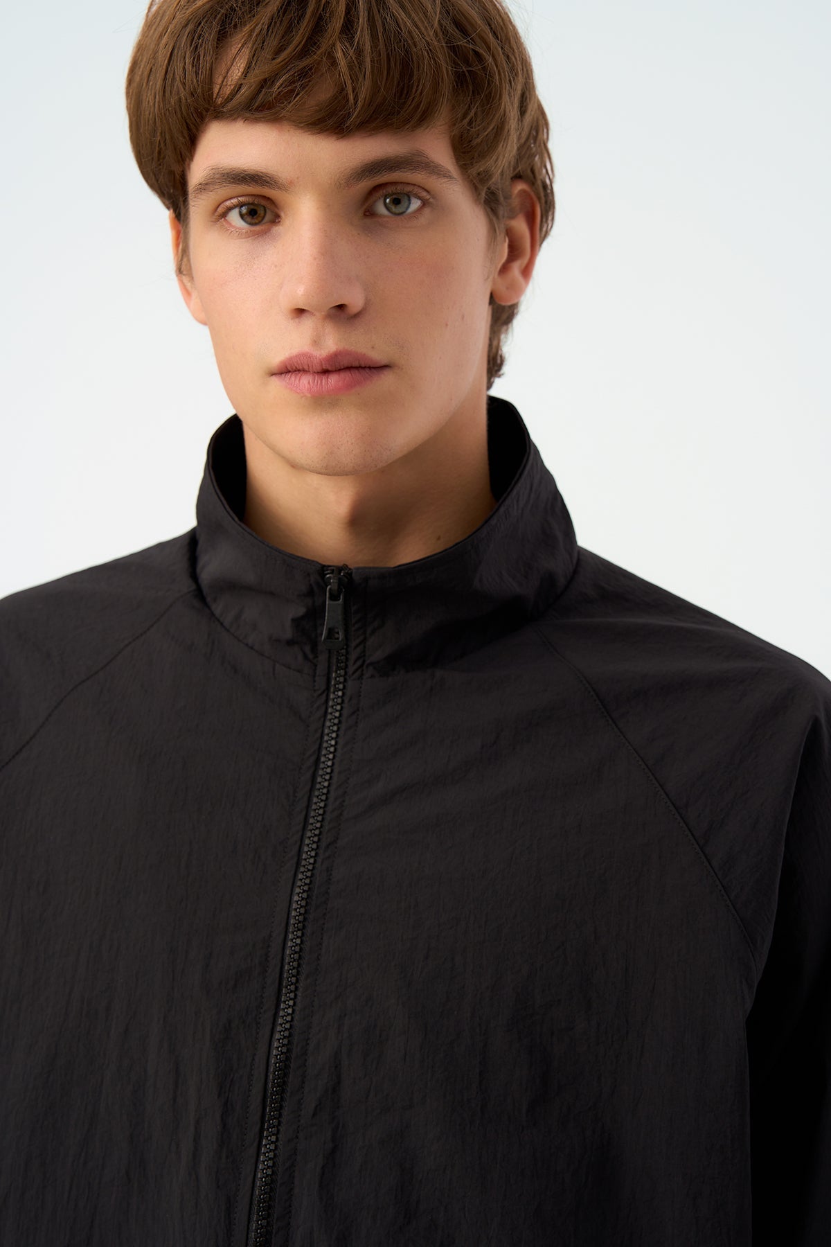 S Logo Rüzgarlık - Siyah