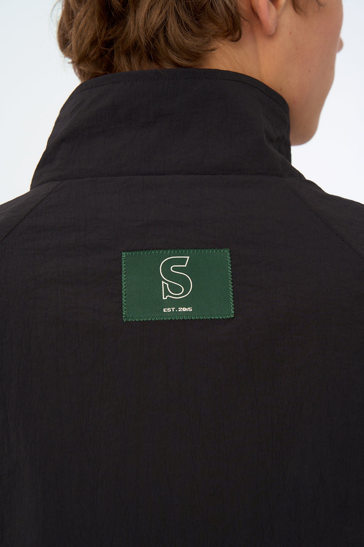 S Logo Rüzgarlık - Siyah