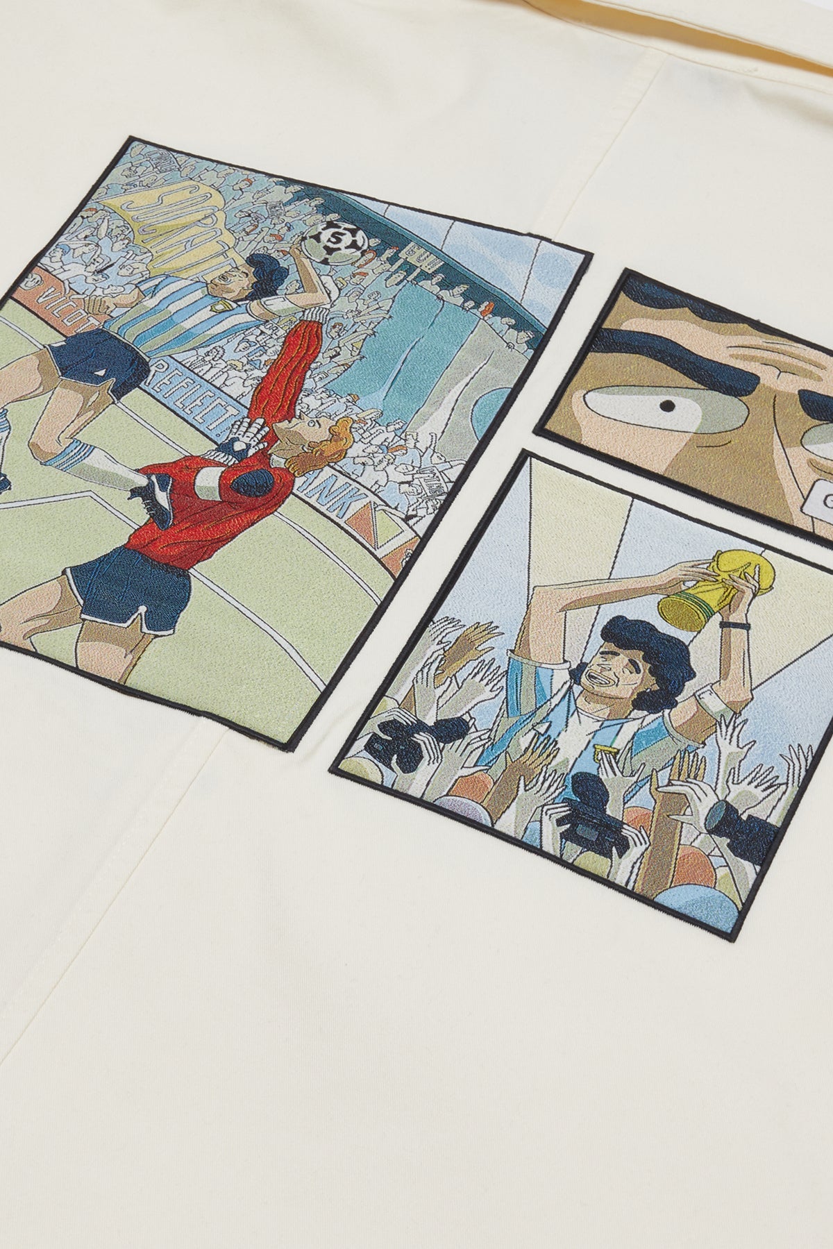 Hand of God İnce Ceket - Ekru