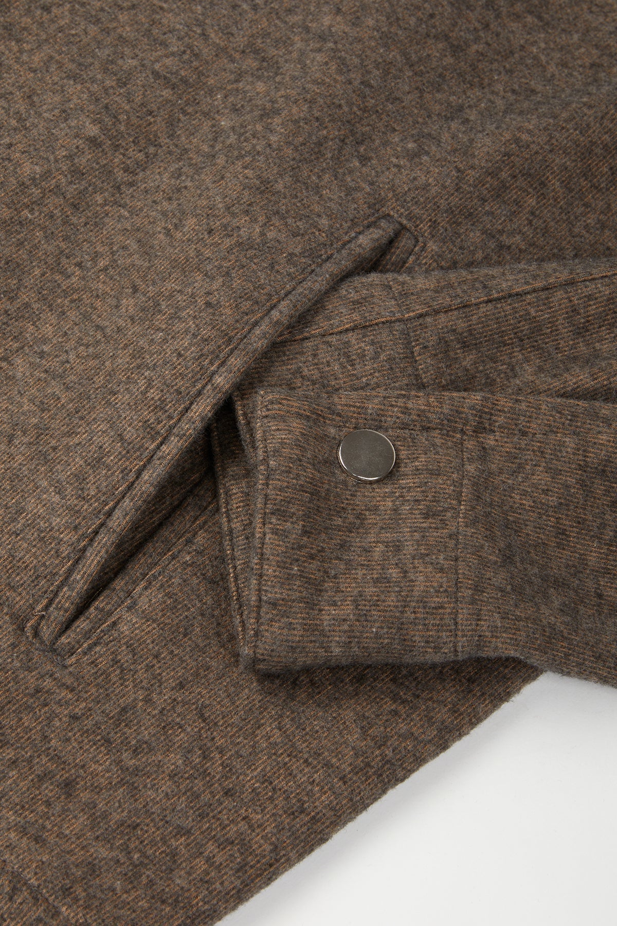 SuperSoft Fermuarlı Ceket - Kahve