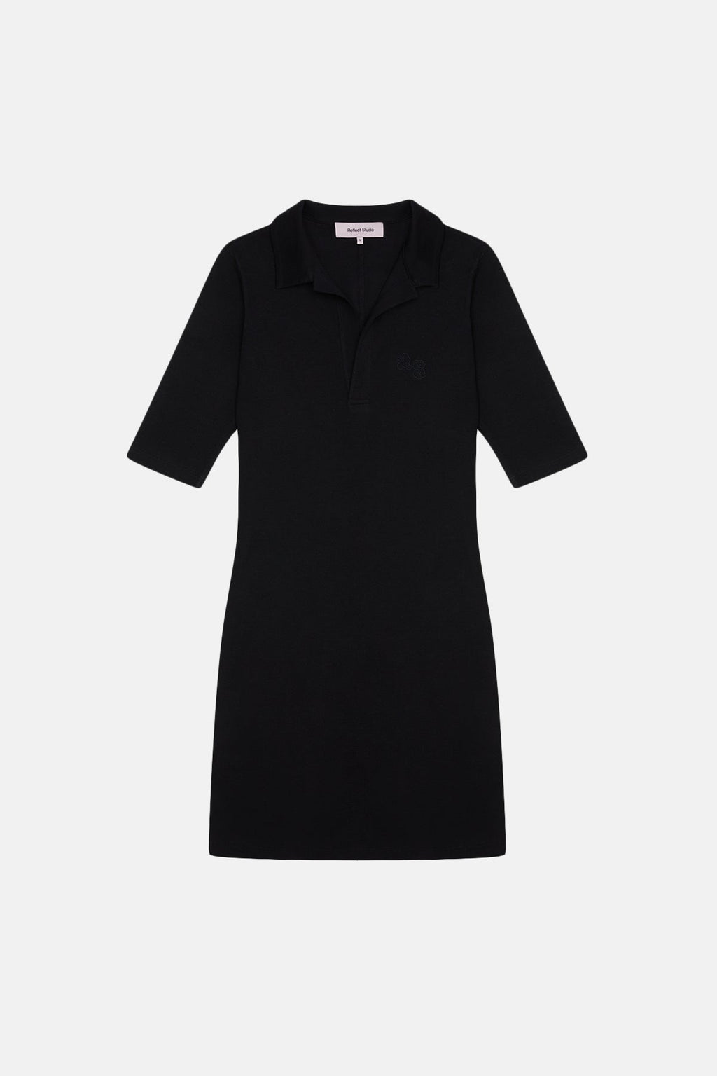 Ribbed Dress - Black