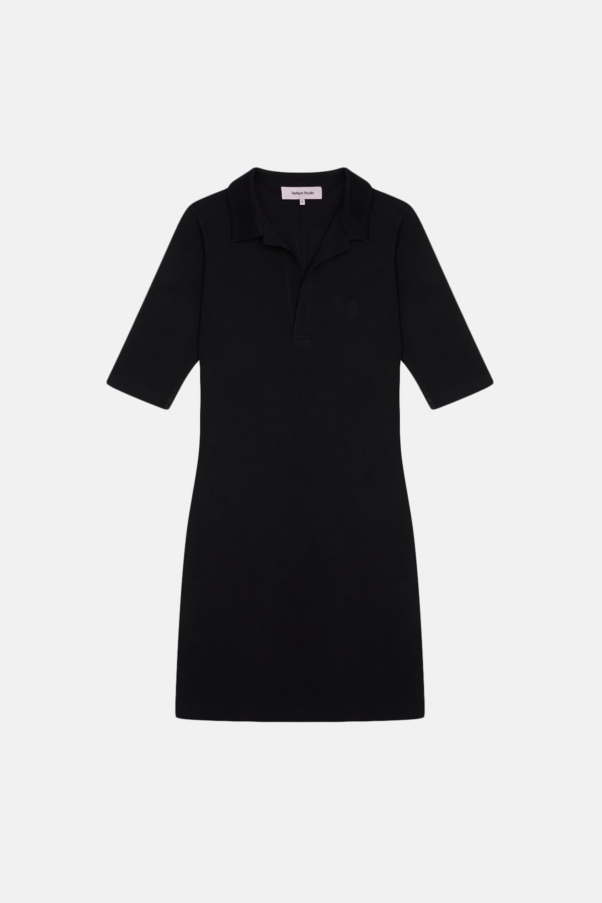 Ribbed Dress - Black