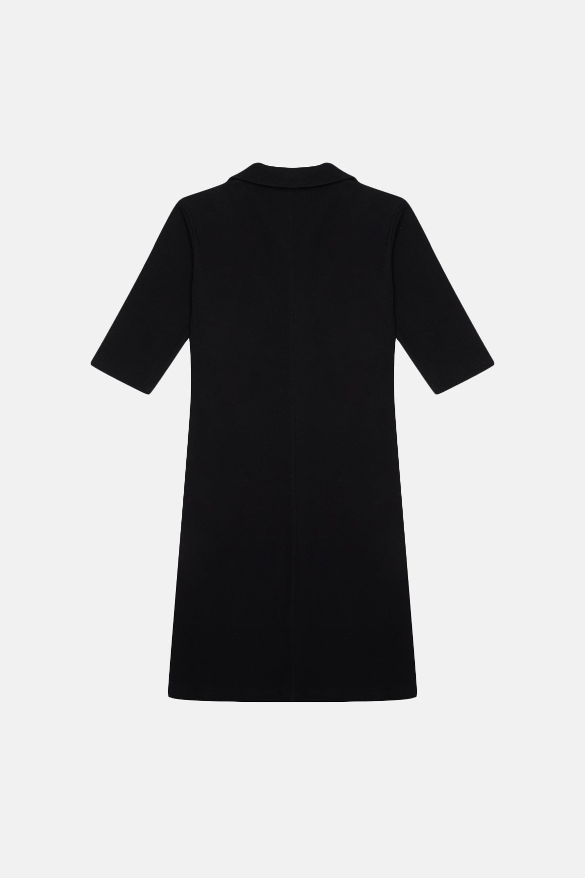Ribbed Dress - Black
