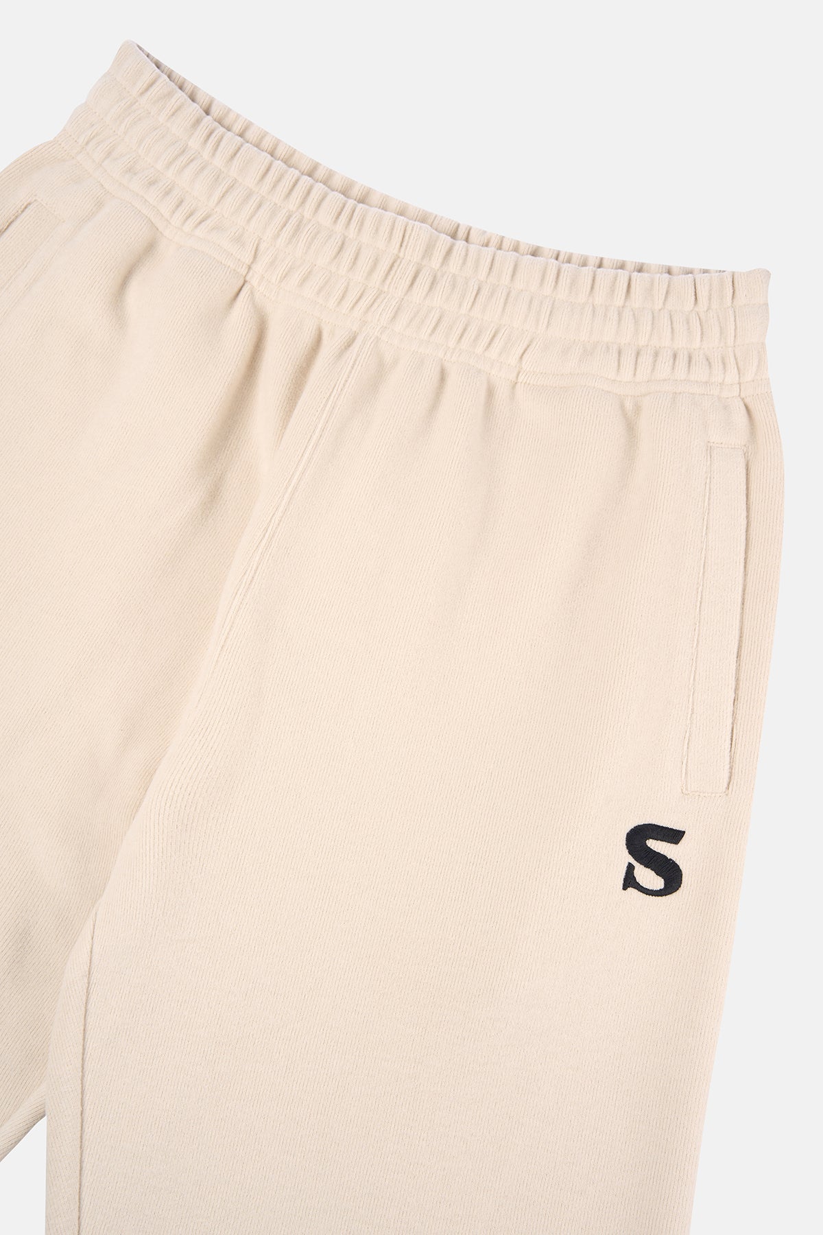 S Logo SuperSoft Kadın Eşofman Altı - Parşömen Bej