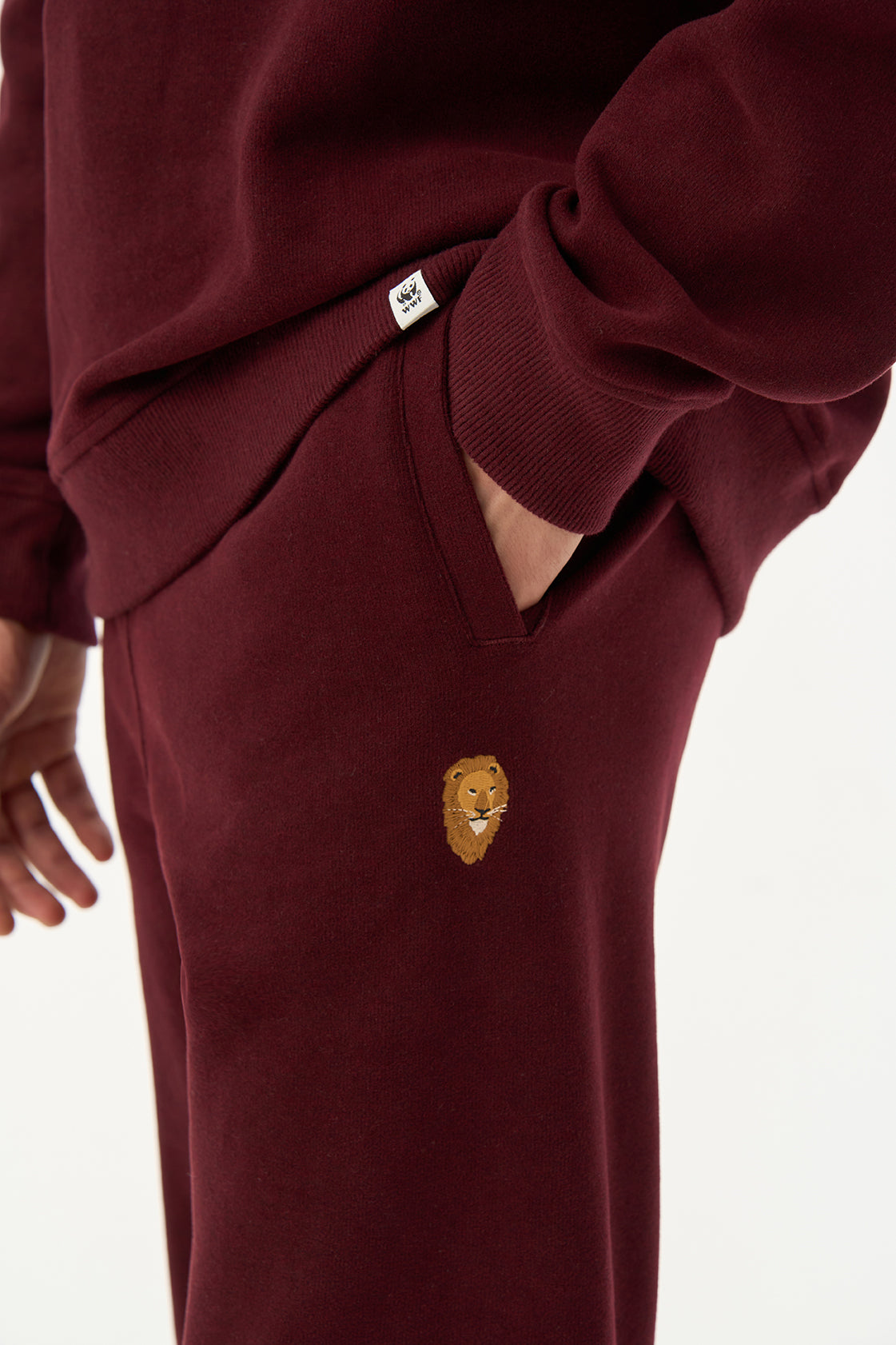 Aslan SuperSoft Erkek Eşofman Altı - Bordo