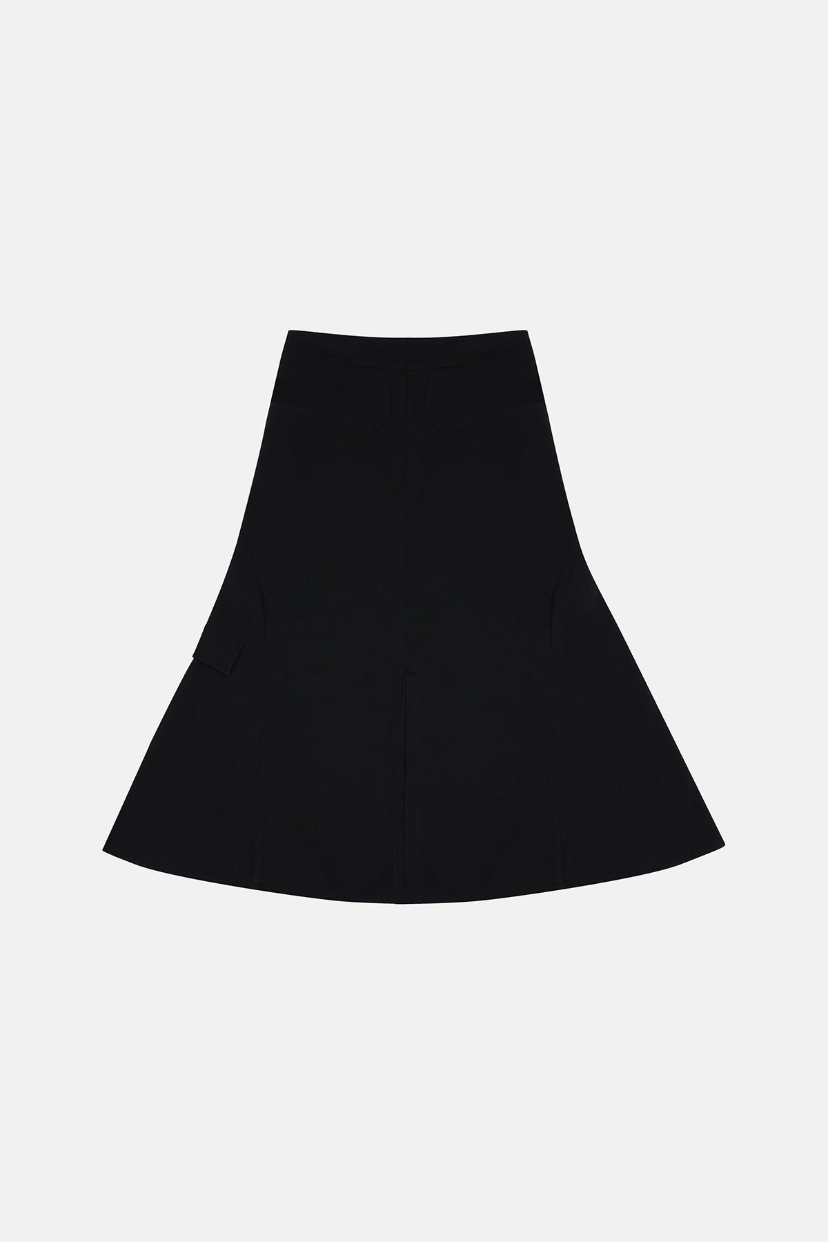 Monogram Mini Skirt - Black