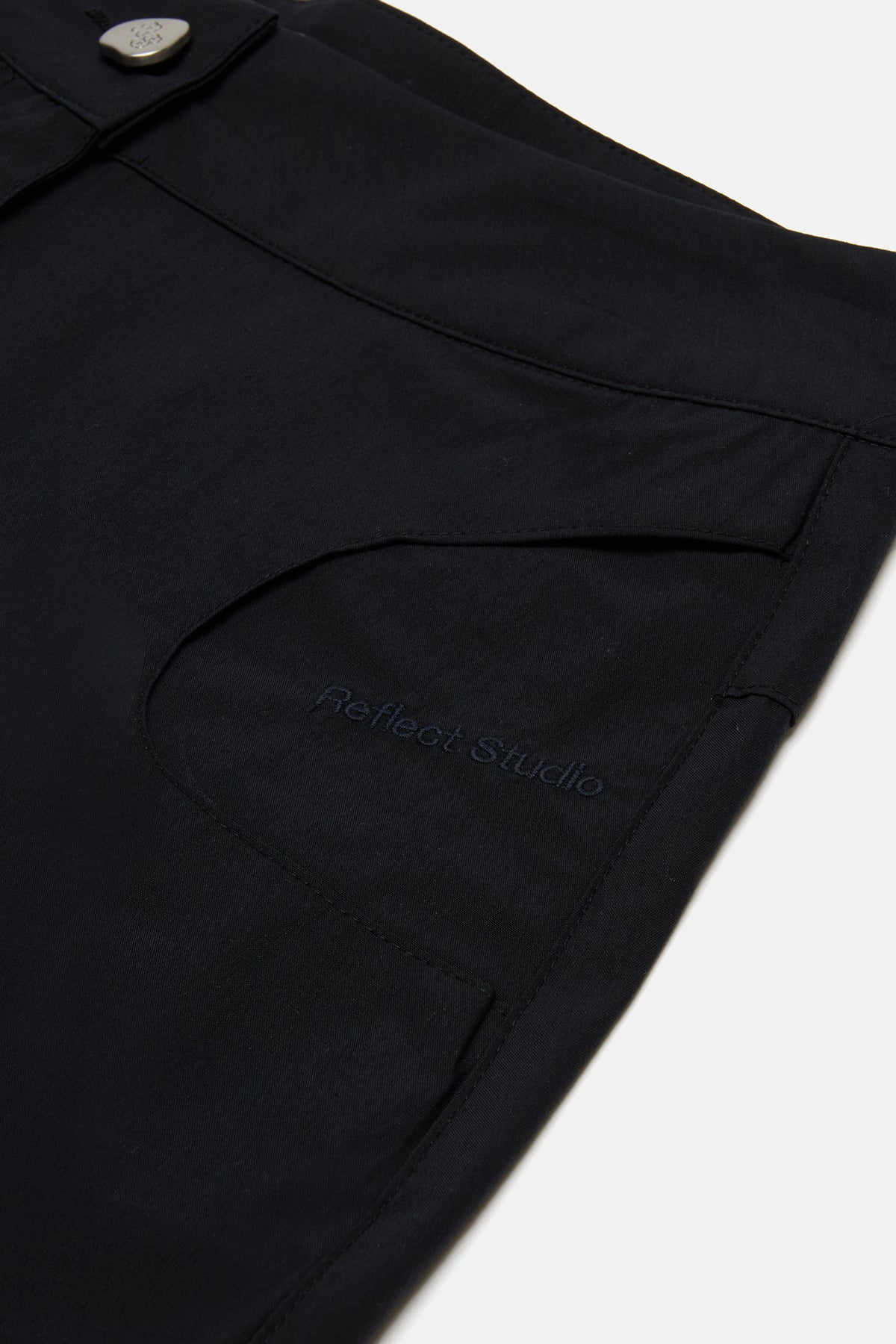 Monogram Mini Skirt - Black