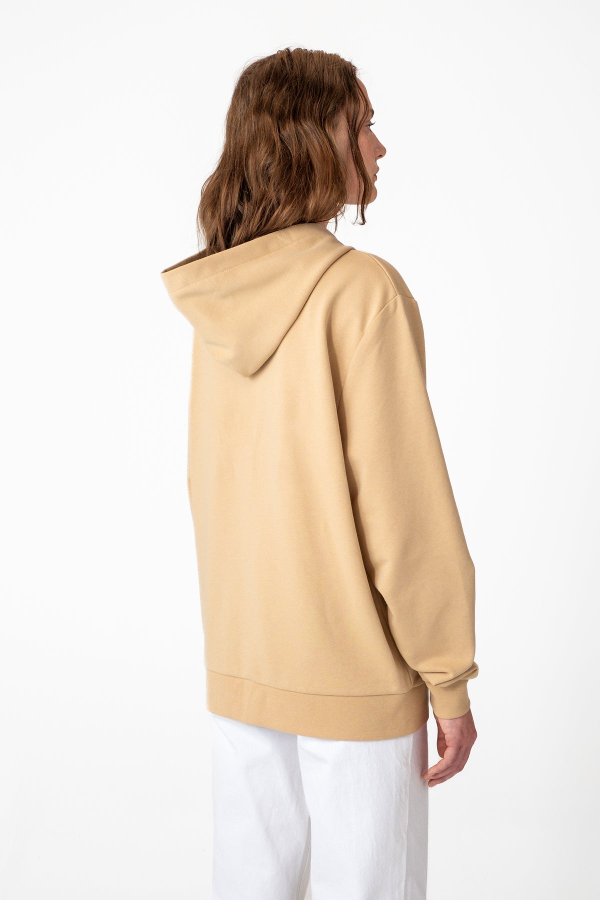 Aslan Soft Fleece Full-Zip Hoodie - Latte