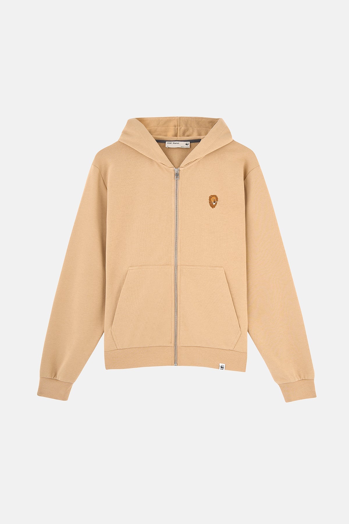 Aslan Soft Fleece Full-Zip Hoodie - Latte