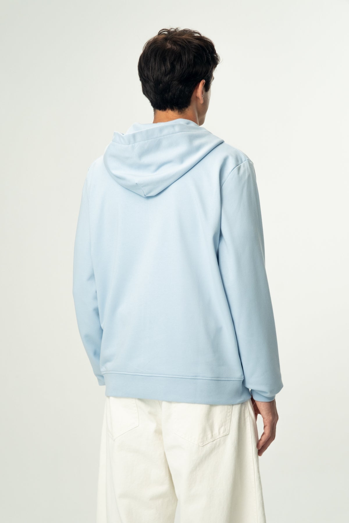 Panda Soft Fleece Full-Zip Hoodie - Bebek Mavisi