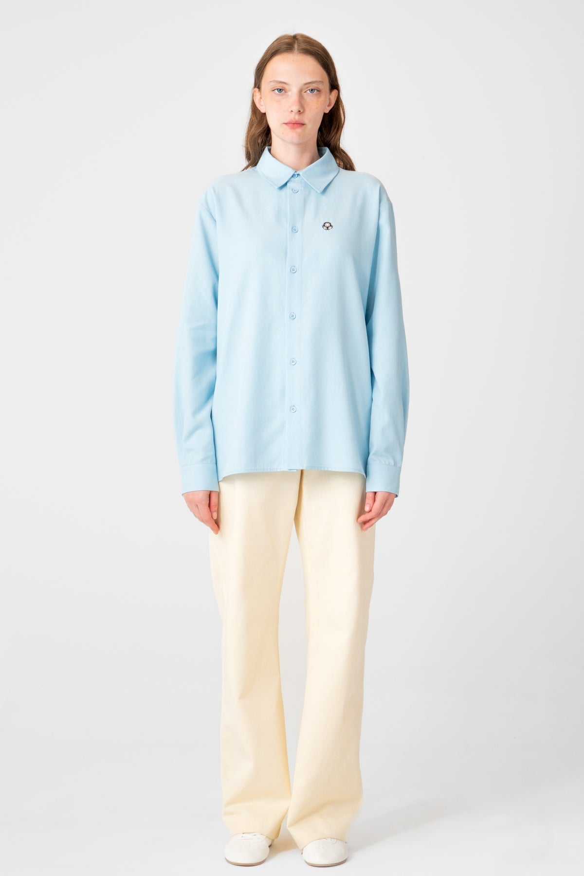 Azteca Tencel Gömlek - Açık Mavi