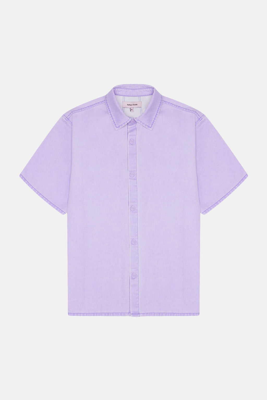 Logo Short Sleeve Shirt - Purple