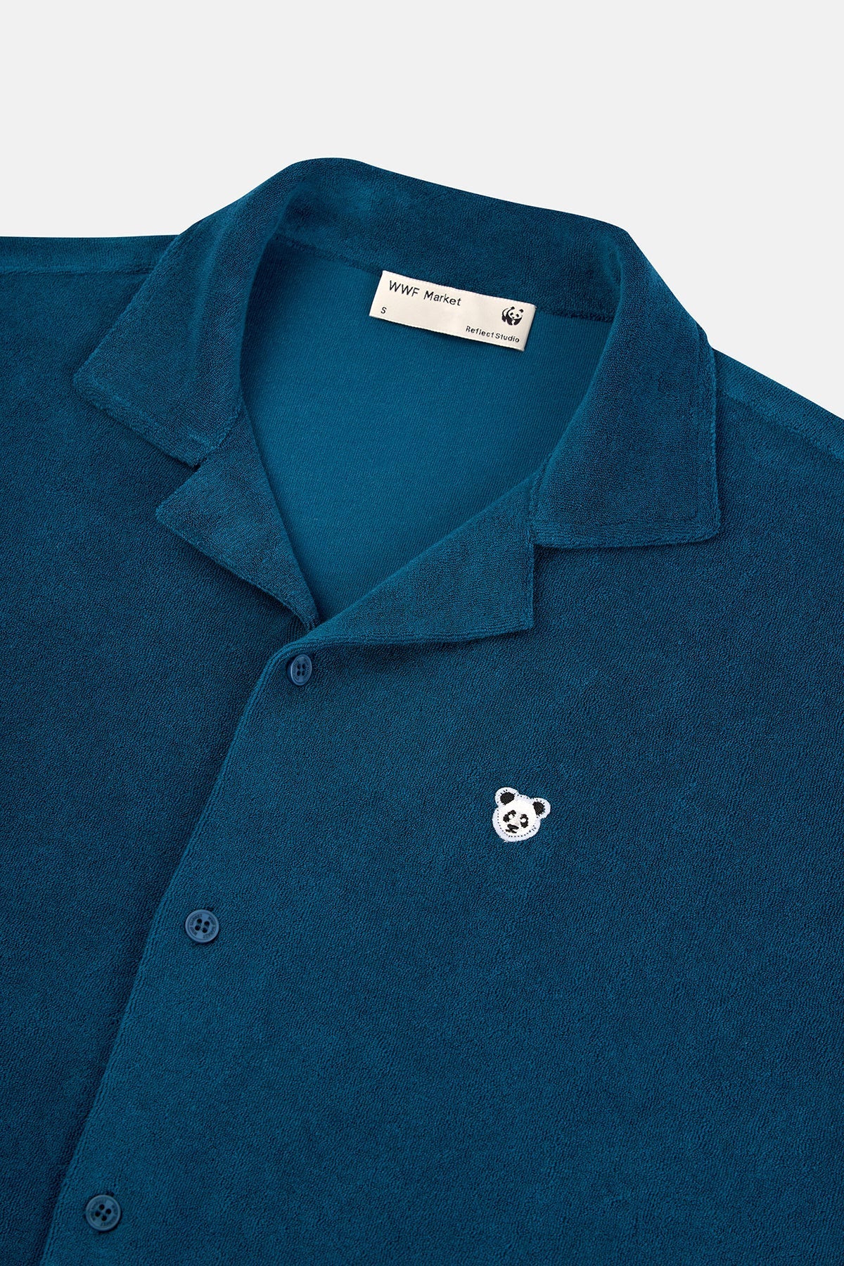 Panda Terry Gömlek - Petrol Yeşili
